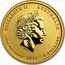 Australia 5 Dollars Lunar Goat 2015 ELIZABETH II AUSTRALIA 1/20 OZ 9999 GOLD 2015 5 DOLLARS IRB coin obverse
