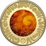 Australia 5 Dollars Sun 2017 SUN coin reverse