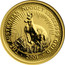 Australia 5 Dollars The Australian Nugget 2001 THE AUSTRALIAN NUGGET 1/20 OZ.9999 GOLD 2001 coin reverse