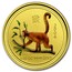 Australia 5 Dollars The Monkey (Colorized) 2004 2004 1/20 OZ 9999 GOLD coin reverse