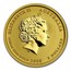 Australia 5 Dollars Year of the Mouse (Colorized) 2008 ELIZABETH II AUSTRALIA 1/20 OZ 9999 GOLD 2008 5 DOLLARS IRB coin obverse