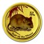 Australia 5 Dollars Year of the Mouse (Colorized) 2008 YEAR OF THE MOUSE P coin reverse