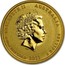 Australia 5 Dollars Year of the Rabbit (Colorized) 2011 ELIZABETH II AUSTRALIA 1/20 OZ 9999 GOLD 2011 5 DOLLARS IRB coin obverse