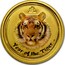 Australia 5 Dollars Year of the Tiger (Colorized) 2010 YEAR OF THE TIGER P coin reverse