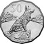 Australia 50 Cents Dog 2018 50 SMS coin reverse