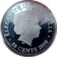 Australia 50 Cents Lunar Tiger 2008 ELIZABETH II AUSTRALIA 50 CENTS coin obverse