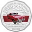 Australia 50 Cents Mainline Utility 2017 FORD AUSTRALIAN CLASSICS 8 CYLINDER MAINLINE UTILITY 1952-1959 50 coin reverse