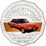 Australia 50 Cents XE Falcon ESP 2017 FORD AUSTRALIAN CLASSICS 50 6 CYLINDER XE FALCON 1981-1985 coin reverse