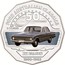 Australia 50 Cents XK Falcon 2017 FORD AUSTRALIAN CLASSICS 50 6 CYLINDER XK FALCON 1960-1962 coin reverse