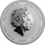 Australia 50 Cents Year of the Dog 2018 ELIZABETH II AUSTRALIA 1/2 OZ 9999 AG 2018 50 CENTS IRB coin obverse
