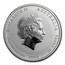 Australia 50 Cents Year of the Mouse. Colorized 2008 KM# 1879a ELIZABETH II AUSTRALIA 1/2 OZ 999 SILVER 2008 50 CENTS IRB coin obverse