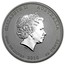 Australia 50 Cents Year of the Tiger (Colorized) 2010 KM# 1370a ELIZABETH II AUSTRALIA 1/2 OZ 999 SILVER 2010 50 CENTS IRB coin obverse