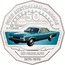 Australia 50 Cents ZH Fairlane 2017 FORD AUSTRALIAN CLASSICS 50 8 CYLINDER ZH FAIRLANE 1976-1979 coin reverse