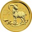 Australia 50 Dollars Year of the Goat 2015 YEAR OF THE GOAT P NM coin reverse