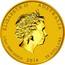 Australia 50 Dollars Year of the Horse 2014 ELIZABETH II AUSTRALIA 1/2 OZ 9999 GOLD 2014 50 DOLLARS IRB coin obverse
