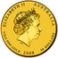 Australia 50 Dollars Year of the Mouse (Colorized) 2008 ELIZABETH II AUSTRALIA 1/2 OZ 9999 GOLD 2008 50 DOLLARS IRB coin obverse