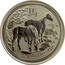 Australia 8 Dollars Year of the Horse 2014 KM# 2113 YEAR OF THE HORSE P TV coin reverse