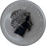 Australia 8 Dollars Year of the Monkey 2016 ELIZABETH II AUSTRALIA 5 OZ 999 SILVER 2016 8 DOLLARS IRB coin obverse