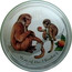 Australia 8 Dollars Year of the Monkey (Colorized) 2016 YEAR OF THE MONKEY P IJ coin reverse