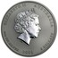 Australia 8 Dollars Year of the Mouse 2008 ELIZABETH II AUSTRALIA 5 OZ 999 SILVER 2008 8 DOLLARS IRB coin obverse