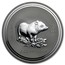 Australia 8 Dollars Year of the Pig 2007 2007 5 OZ 999 SILVER coin reverse