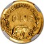 USA California Gold One Indian Round Bear Dollar 1849 CALIFORNIA GOLD ONE coin reverse