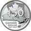 Canada Dollar Our Home and Native Land 2017 150 YEARS ANS CANADA DOLLAR 1867-2017 JD coin reverse