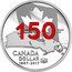 Canada Dollar Our Home and Native Land (Colorized) 2017 150 YEARS ANS CANADA DOLLAR 1867-2017 JD coin reverse