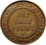 Australia One half penny George V - Mule 1916 I 5 known KM# 30 COMMONWEALTH OF AUSTRALIA ONE HALF PENNY I ∙ 1916 ∙ coin reverse