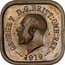 Australia One Penny George V (Kookaburra Pattern - Type 3) 1919 Pattern KM# Pn8 GEORGE V D.G.BRITT.OMN:REX 1919 coin obverse