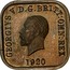 Australia One Penny George V (Kookaburra Pattern - Type 9) 1920 KM# Pn16 GEORGIVS V D.G.BRITT:OMN:REX 1920 coin obverse