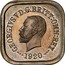 Australia One Penny Kookaburra Pattern - Type 11 (Renniks 13) 1921 KM# Pn22 GEORGIVS V D.G.BRITT:OMN:REX 1921 coin obverse