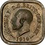 Australia One Penny Kookaburra Pattern - Type 4 1919 Pattern KM# Pn9 GEORGE V D.G.BRITT.OMN:REX 1919 coin obverse