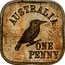 Australia One Penny Kookaburra Pattern - Type 4 1919 Pattern KM# Pn9 AUSTRALIA ONE PENNY coin reverse
