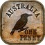 Australia One Penny Kookaburra Pattern - Type 6 1919 KM# Pn11 AUSTRALIA ONE PENNY coin reverse