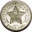 USA One Stella (Flowing Hair) KM# Pn1722 UNITED STATES OF AMERICA E PLURIBUS UNUM ONE STELLA 400 CENTS -DEO EST GLORIA FOUR DOL. coin reverse