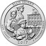 USA Quarter Dollar Ellis Island 2017 KM# 665 UNITED STATES OF AMERICA LIBERTY IN GOD WE TRUST QUARTER DOLLAR coin reverse