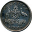 Australia Six Pence Edward VII 1910 KM# 19 SIX PENCE ADVANCE AUSTRALIA 1910 coin reverse