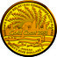 Australia Twenty Five Dollars Queen's Baton Relay 2017 QUEEN'S BATON RELAY XXI COMMONWEALTH GAMES GOLD COAST 1/4 OZ .9999 AU TWENTY FIVE DOLLARS coin reverse