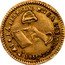 Mexico 1/2 Escudo Cap on Stick 1860 KM# 378.4 LA LIBERTAD EN LA LEY 1/2E.GO 1860.PF 21QS coin reverse