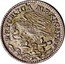 Mexico 1/2 Real Radiant Cap 1824 KM# 369 REPUBLICA MEXICANA. coin obverse