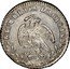 Mexico 1/2 Real Radiant Cap 1833 Go MJ Round top 3 KM# 370.7 REPUBLICA MEXICANA. coin obverse