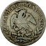 Mexico 1/2 Real Radiant Cap 1848 OM KM# 370.11 REPUBLICA MEXICANA coin obverse