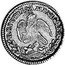 Mexico 1/2 Real Eagle. Circulation Coin 1849 CE KM# 370.2 REPUBLICA MEXICANA coin obverse