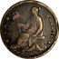 Mexico 1/4 Real Seated Figure 1836 KM# 354 UN QUARTO coin reverse