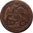 Mexico 1/8 Reales Eagle 1824 D KM# 320 1/8 D. coin obverse