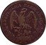 Mexico 1/8 Reales Eagle 1842 KM# 323 REPUBLICA MEXICANA coin obverse