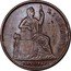 Mexico 1/8 Reales Libertad 1842 KM# 334 LIBERTAD L. ROVIRA. F. coin obverse