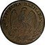 Mexico 1/8 Reales Eagle. Circulation Coin 1851 KM# 325 REPUBLICA MEXICANA coin obverse