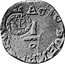 Mexico 1/8 Reales 1854 KM# L69 Spanish Colony/Quitupan YGNACIO BUENROSTRO 1/8 coin reverse